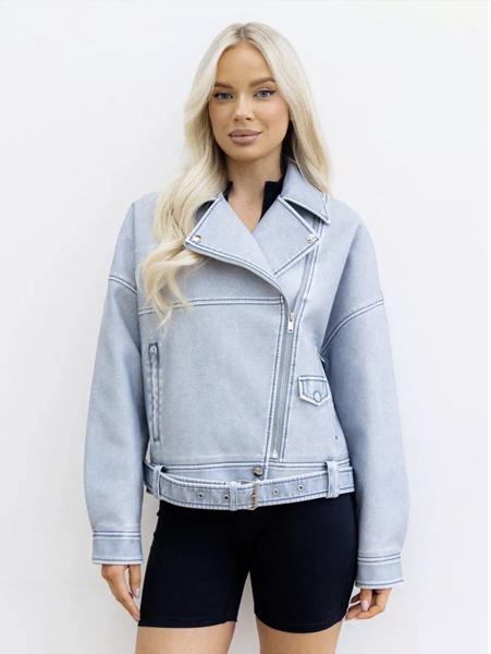 Куртка Dorimodes (S-L) DJ2358 l.blue (деми)