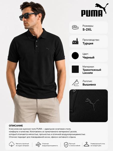 Футболка AZT (S-2XL) AZ862 black (лето)