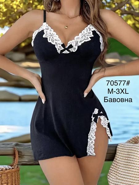Ночнушка Fili Wear (50-58) 70577 black (лето)