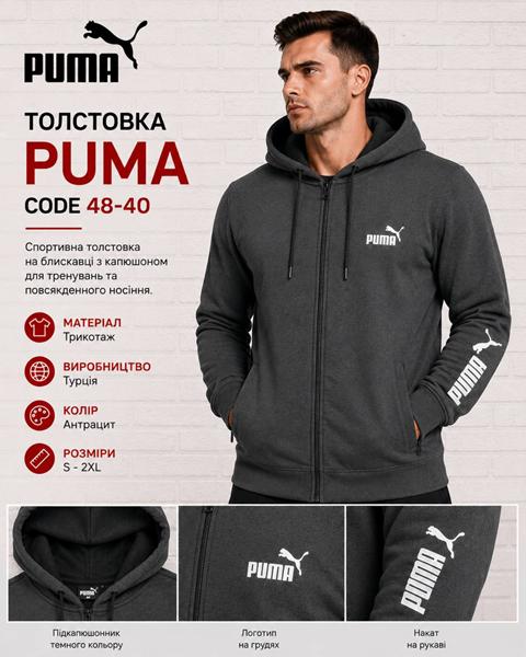 Кофта спорт AZT (2XL-6XL) AZ1104 grey (деми)
