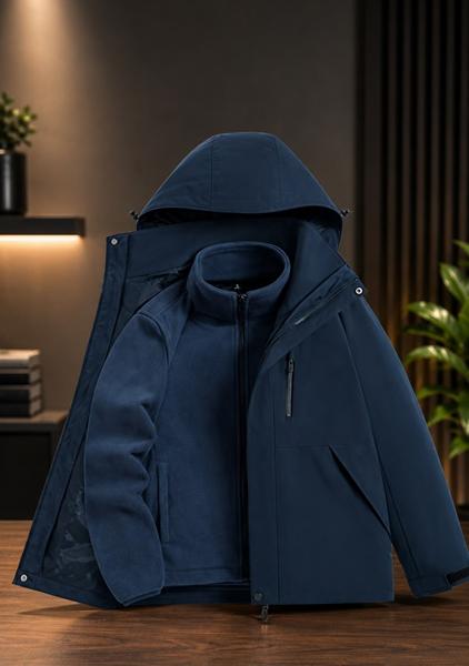Куртка Dogan (M-6XL) DG891 navy (зима)