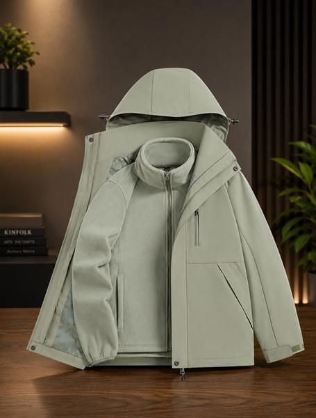 Куртка Dogan (M-6XL) DG894 mint (зима)