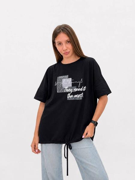 Футболка FSN (54-60) 6570 black (лето)