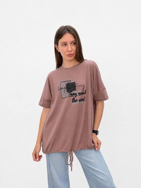 Футболка FSN (54-60) 6570 l.brown (лето)