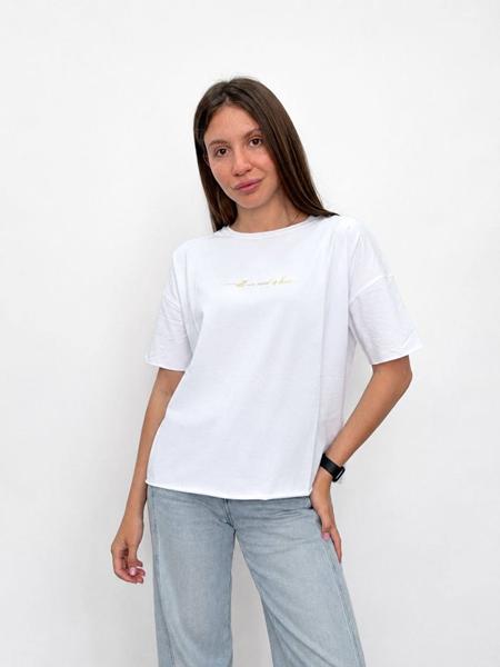 Футболка FSN (44-50) 6571 white (лето)