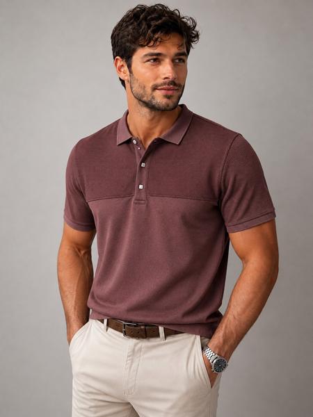 Футболка Vip Stendo (M-2XL) 5640 brown (лето)