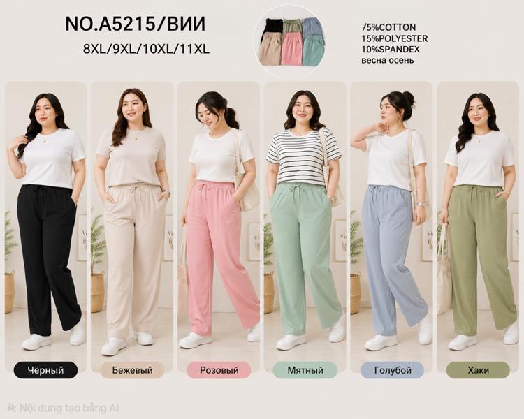 Штаны Hoan (8XL-11XL) A5215 mix (деми)