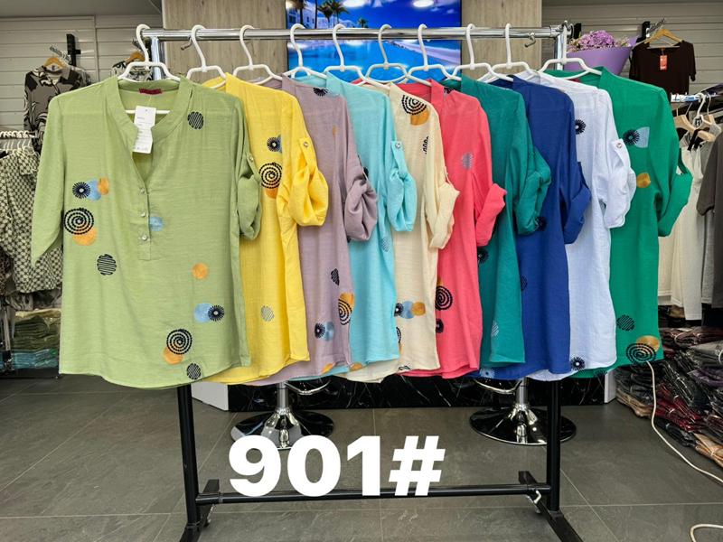Футболка Yafeier (XL-4XL) 901 d.beige (лето)