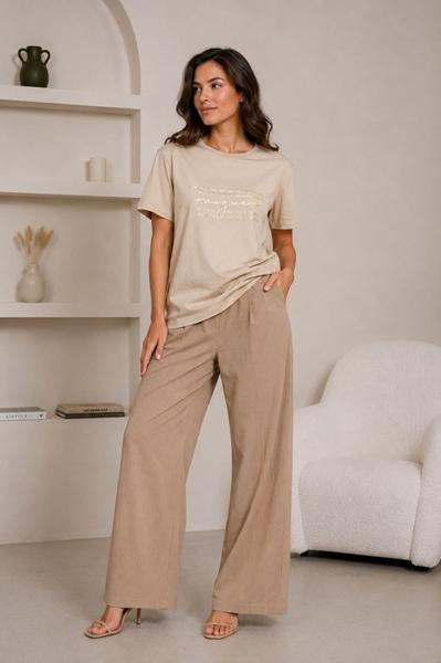 Футболка Global (M-2XL) GL247 beige (лето)