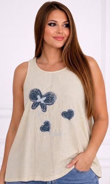 Майка LeVisha (52-56) 26039 l.beige (лето)
