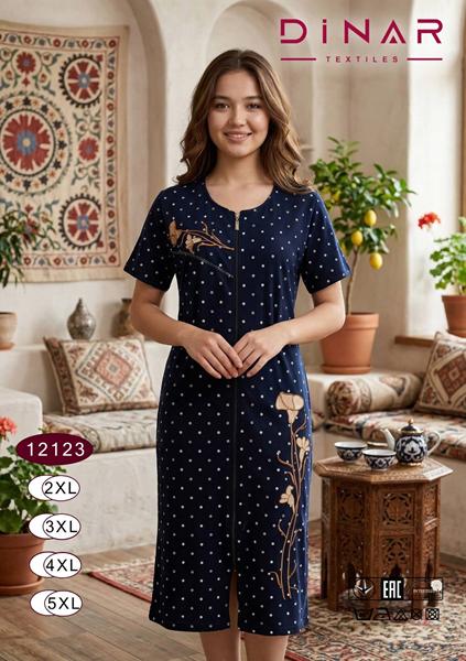 Халат Romeo life (52-58) 12123 navy (лето)