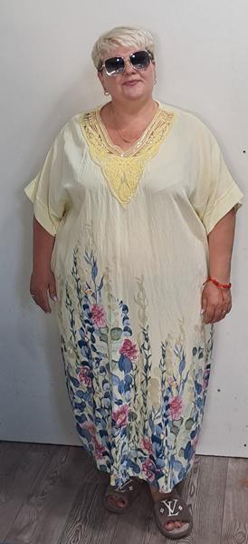Платье Romeo life (58-64) RL1148 yellow (лето)