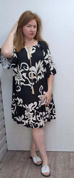 Платье Romeo life (48-54) RL1154 black (лето)