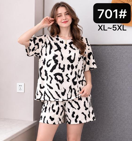 Пижама Romeo life (XL-5XL) 701 white (лето)