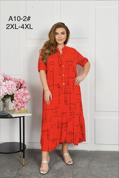 Платье Romeo life (56-60) A10-2 red (лето)