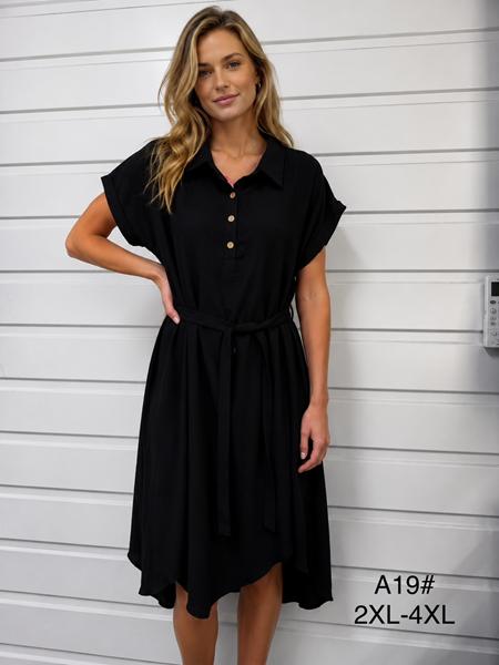 Платье Romeo life (50-56) A19 black (лето)