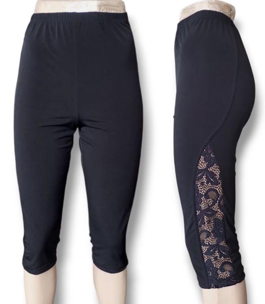 Бриджи Romeo life (54-62) RL1186 black (лето)