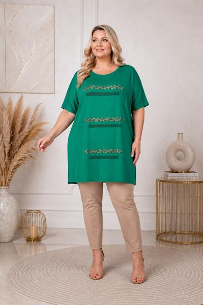 Туника Global (XL-5XL) GL257 green (лето)