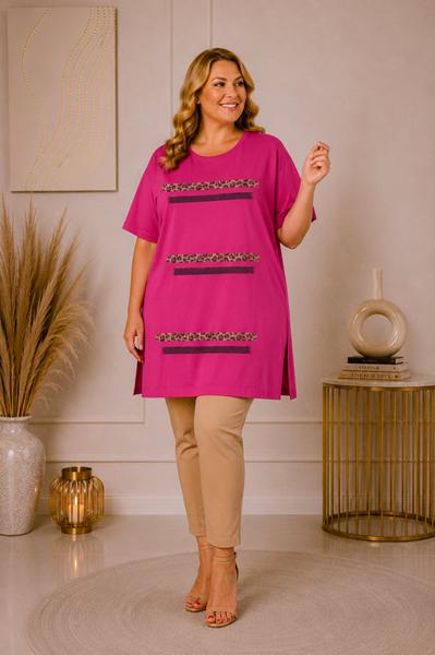 Туника Global (XL-5XL) GL259 pink (лето)
