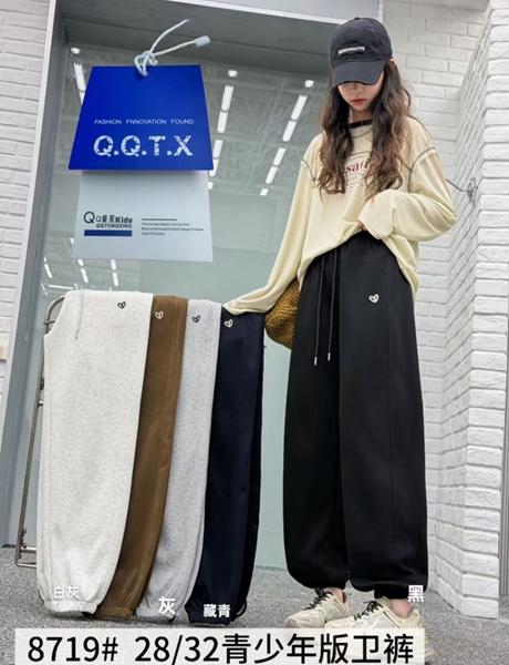 Штаны спорт ChicWear (28-32) 8719 l.grey (деми)