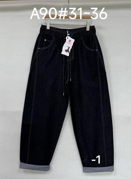 Джинсы Immei (31-36) A90-1 navy (деми)