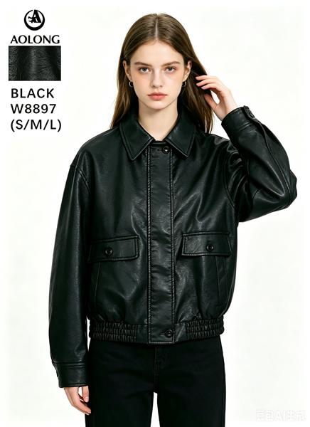 Куртка DGMD (S-L) W8897 black (деми)
