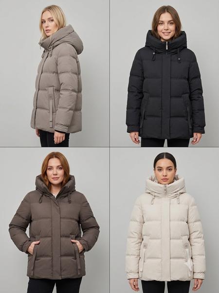 Куртка DGMD (M-2XL) 6006 nude (деми)