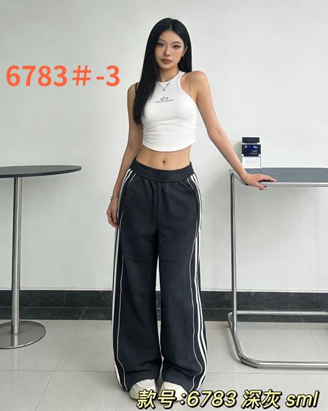 Штаны спорт Lolo Blues (S-L) 6783-3 d.grey (деми)