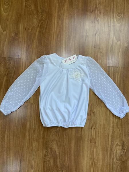 Блузка RSV (116-140) 011 white (деми)