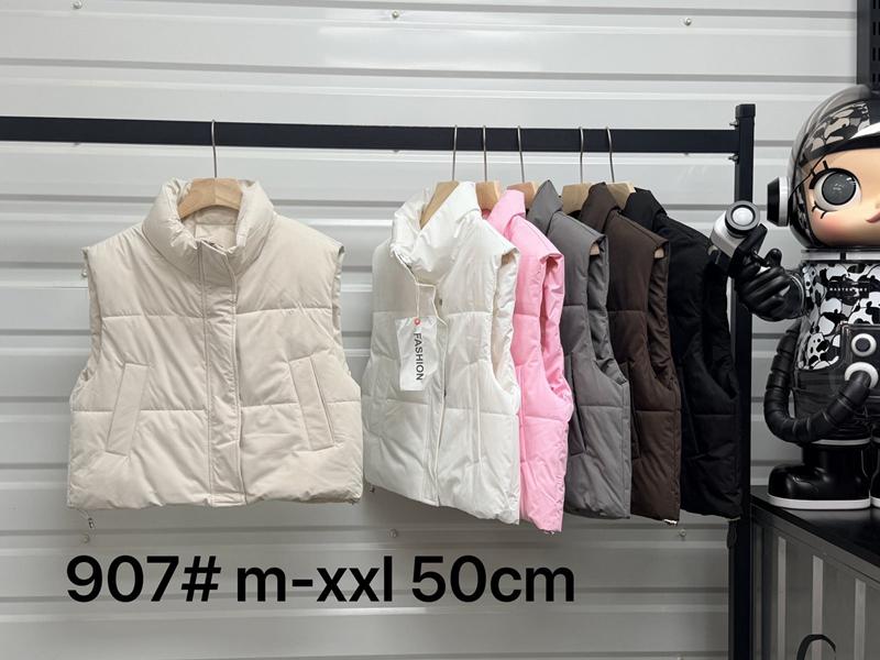 Жилетка Oukali (M-2XL) 907-1 black (деми)