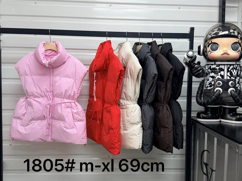 Жилетка Oukali (M-XL) 1805 red (деми)