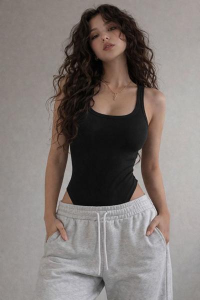 Боди Arina (42-48) 1581 black (лето)