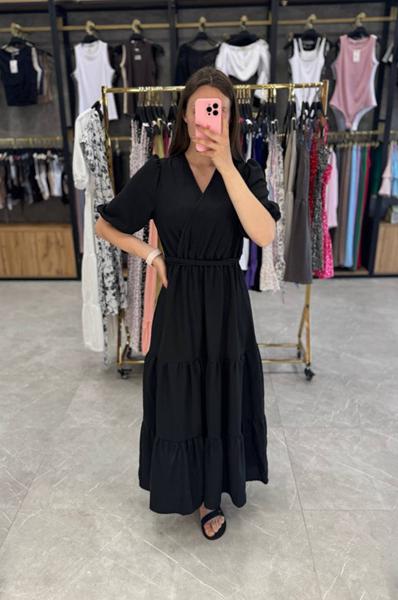 Платье Arina (46-48) 1619 black (лето)