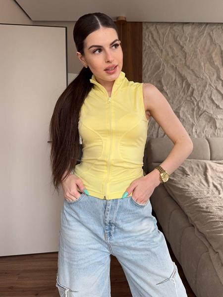 Футболка Arina (42-46) 1693 yellow (лето)