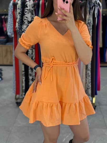 Платье Arina (42-48) 3072 orange (лето)