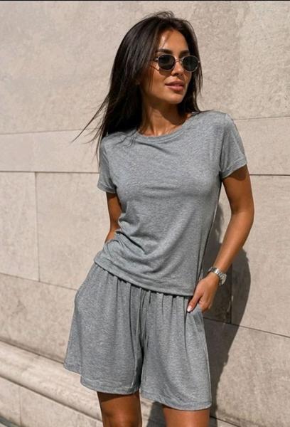 Костюм Arina (42-48) 3135 grey (лето)