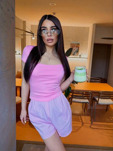 Футболка Arina (42-48) 5183 pink (лето)
