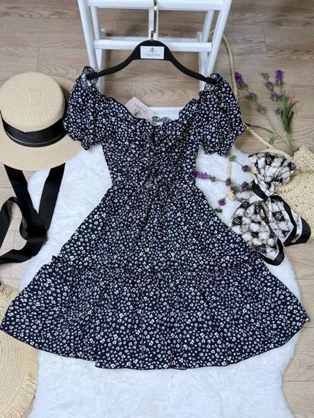 Платье Arina (42-48) 7038 black (лето)