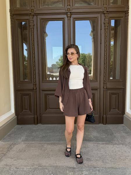 Костюм Arina (42-52) 8083 brown (лето)
