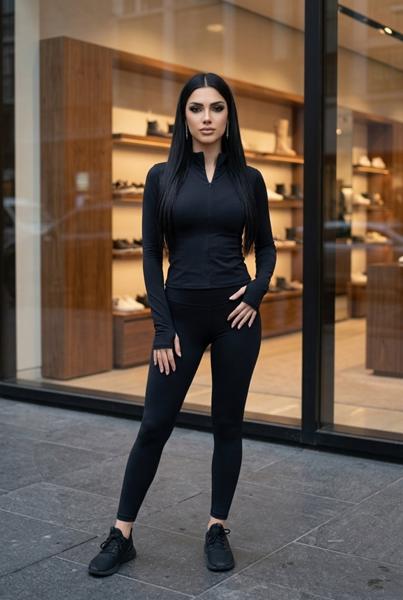 Кофта Kosta (M-L) 2271 black (деми)