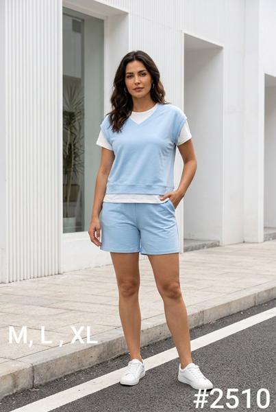Костюм Kosta (M-XL) 2510 l.blue (лето)