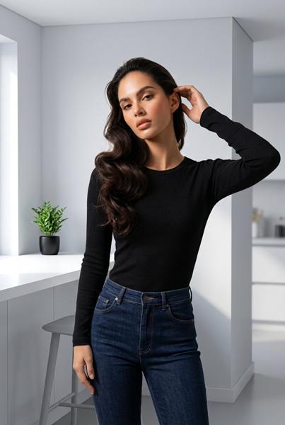 Свитер Kosta (M-L) 3062 black (деми)