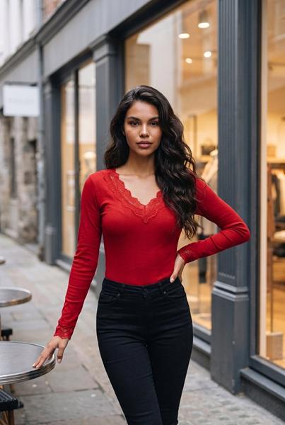 Свитер Kosta (M-L) A012-1 red (деми)