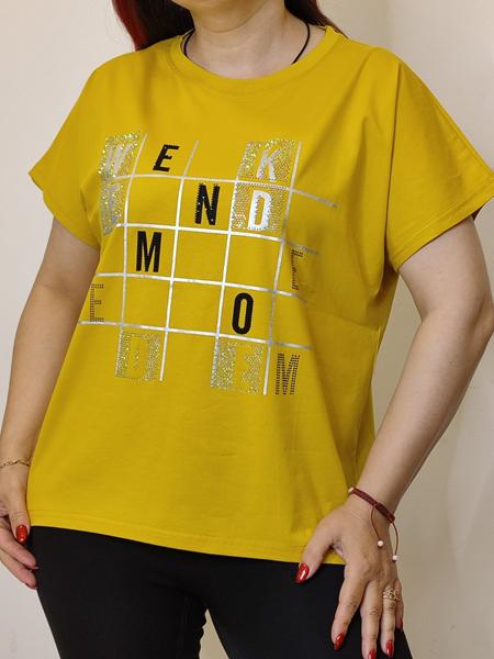 Футболка Kosta (48-52) KS106 yellow (лето)