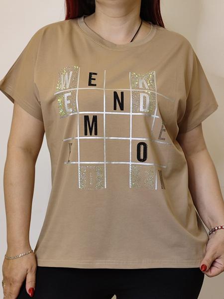 Футболка Kosta (48-52) KS107 beige (лето)