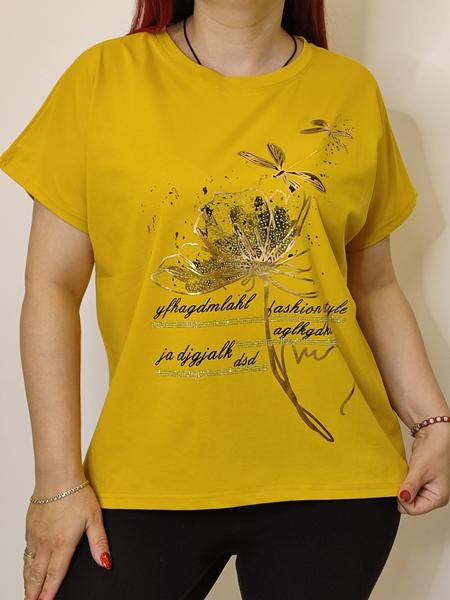 Футболка Kosta (48-52) KS112 yellow (лето)