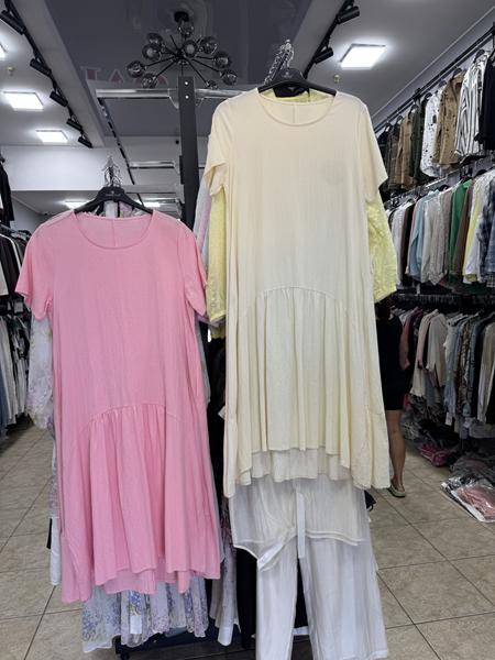 Платье DIVO (M-L) DV1762 yellow (лето)