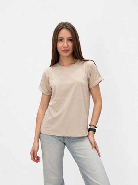 Футболка FSN (42-48) 4020 beige (лето)