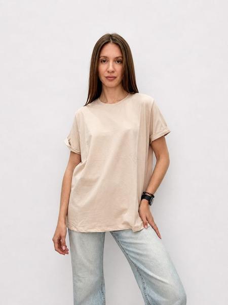 Футболка FSN (48-54) 4022 beige (лето)