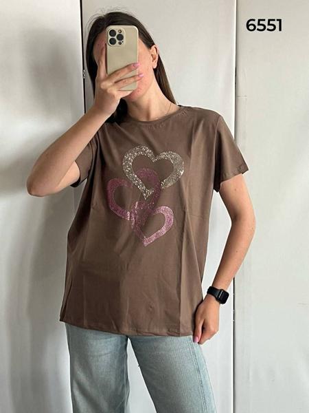Футболка FSN (50-56) 6551 brown (лето)